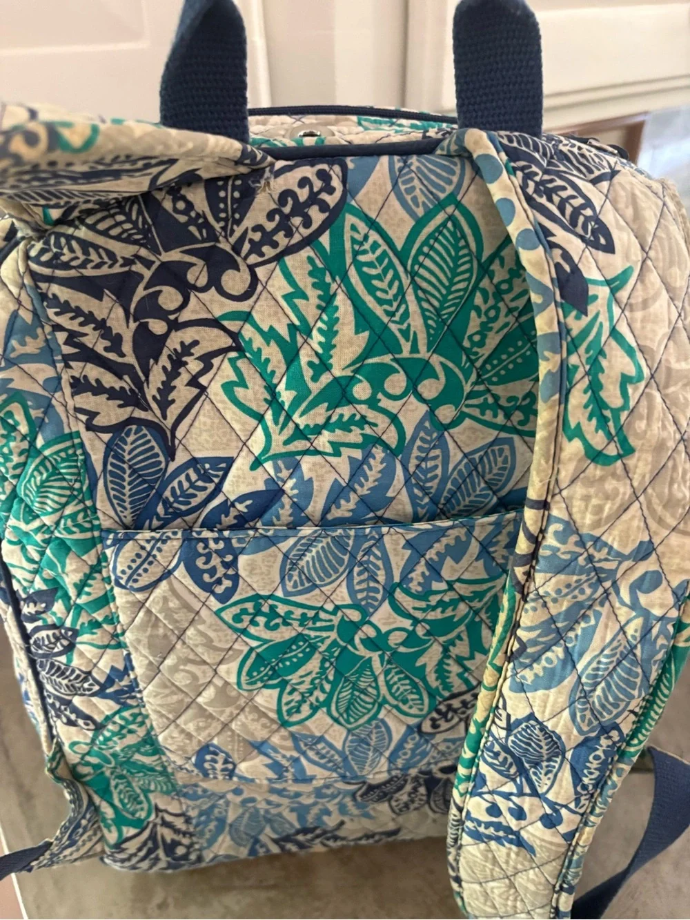 Vera Bradley Campus Tech Backpack Santiago 18198-G57 Retired